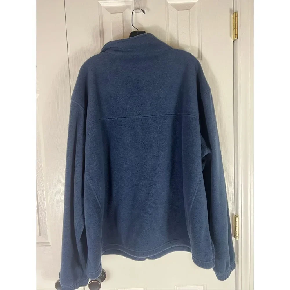 Columbia Mens Blue Fleece Jacket Size XXL